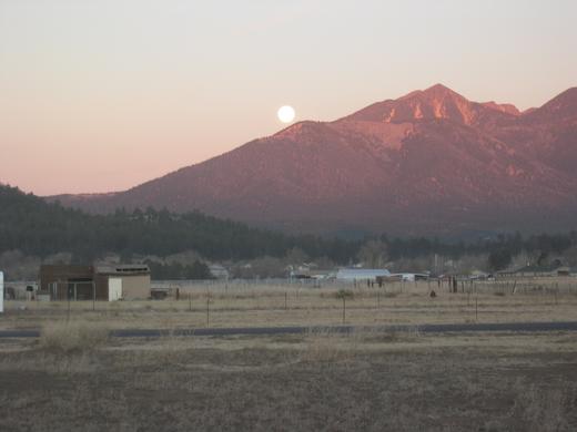 Sunrise moonset