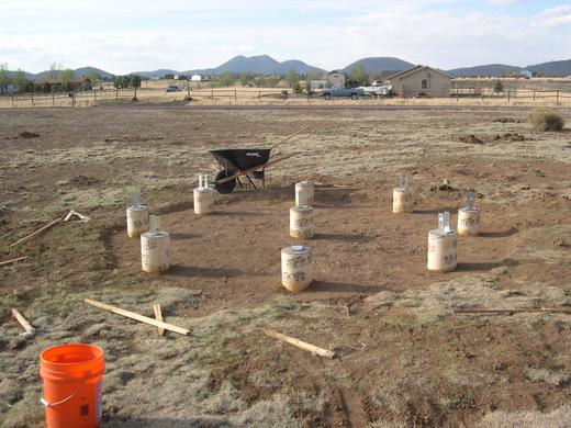 Gazebo foundation photo