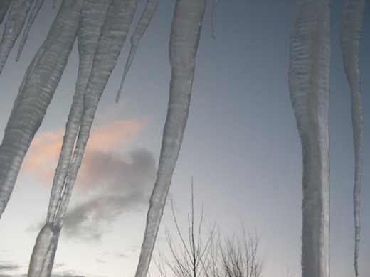 photo of icicles