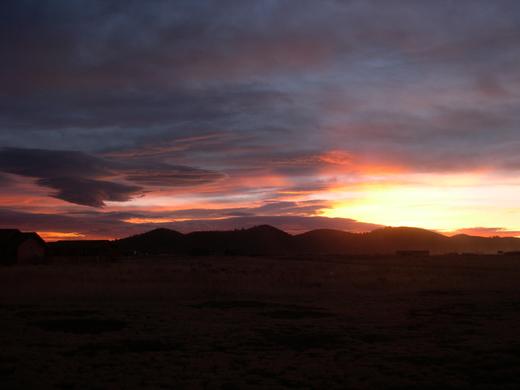 Stormy sunrise